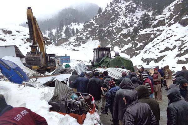 Landsliding Avalanche kill seven Korean workers at Lawari Tunnel in Pakistan