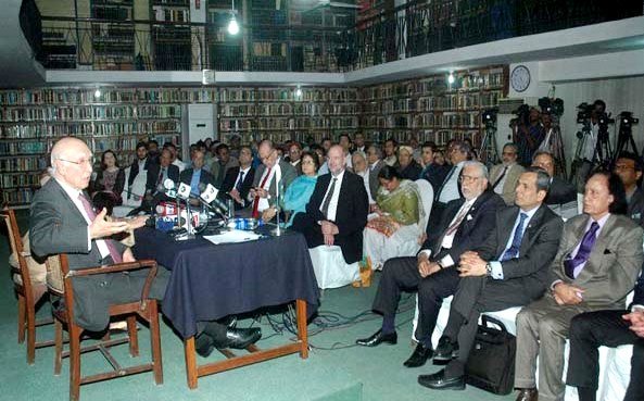 Sartaj Aziz Addresses On Foreign Policy of Pakistan