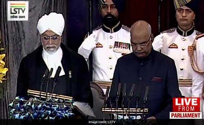Ram Nath Kovind sworn in as 14th President of India from Chief Justice J. S. Khehar