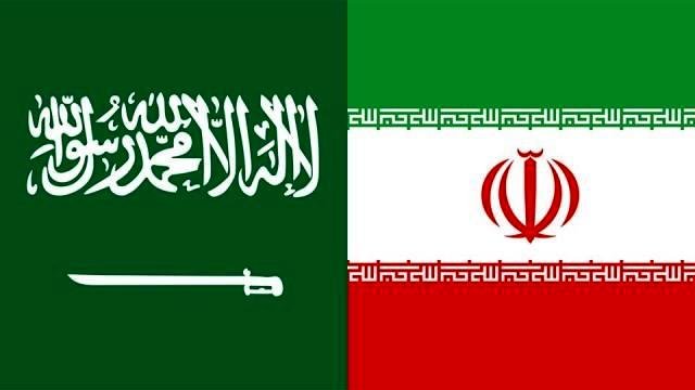 Iran-Saudi Arabia Flags