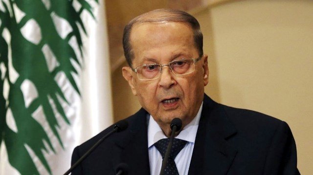 Lebanese Prteident Michel Aoun