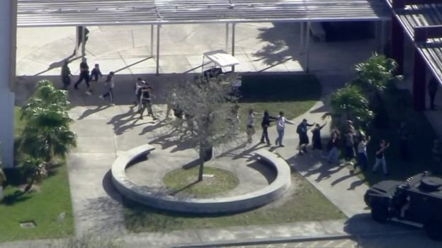 Feared Couple of Deaths and Around 50 Injured in a Shooting at High School in Parkland, Fla, USA