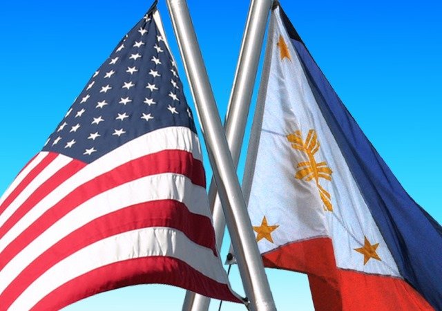 Philippines and US flags By AlManar