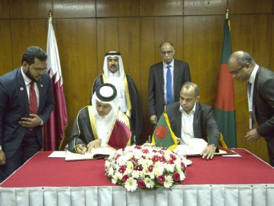 Qatar embassy land allocation agreement between Qatar and Bangladesh