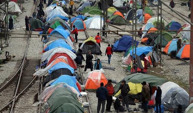 A view of migrant camp in Pakistan Pic The News Int’l