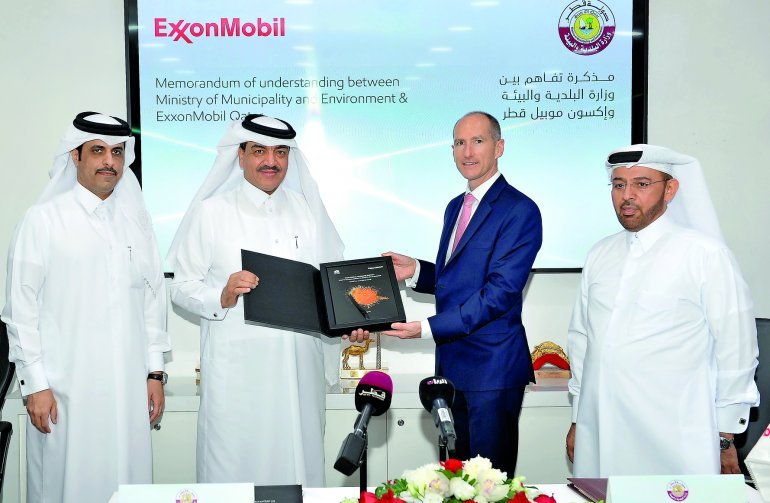 Ministry of Municipality and Environment Signs MoU with ExxonMobil Qatar