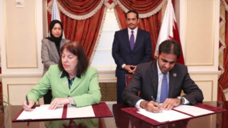 Qatar Signs agreement to Open UN Office