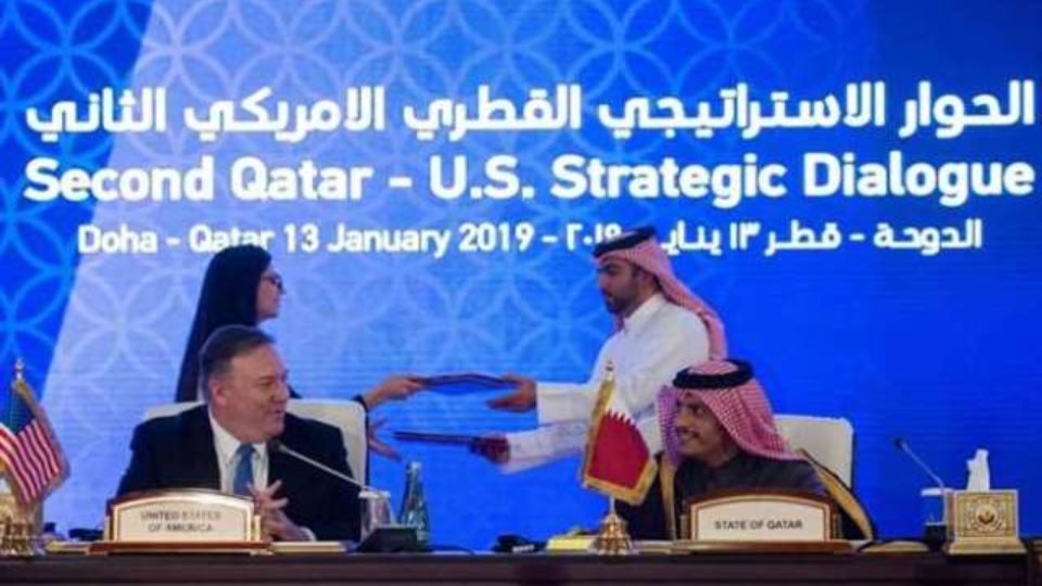 Pompeo Led US Delegation at Second Qatar-US Strategic Dialogue, MOUs Signed Between Qatar & US