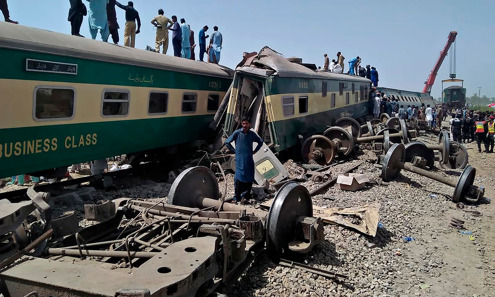 Dozens Killed After Passenger Trains Collide in Pakistan