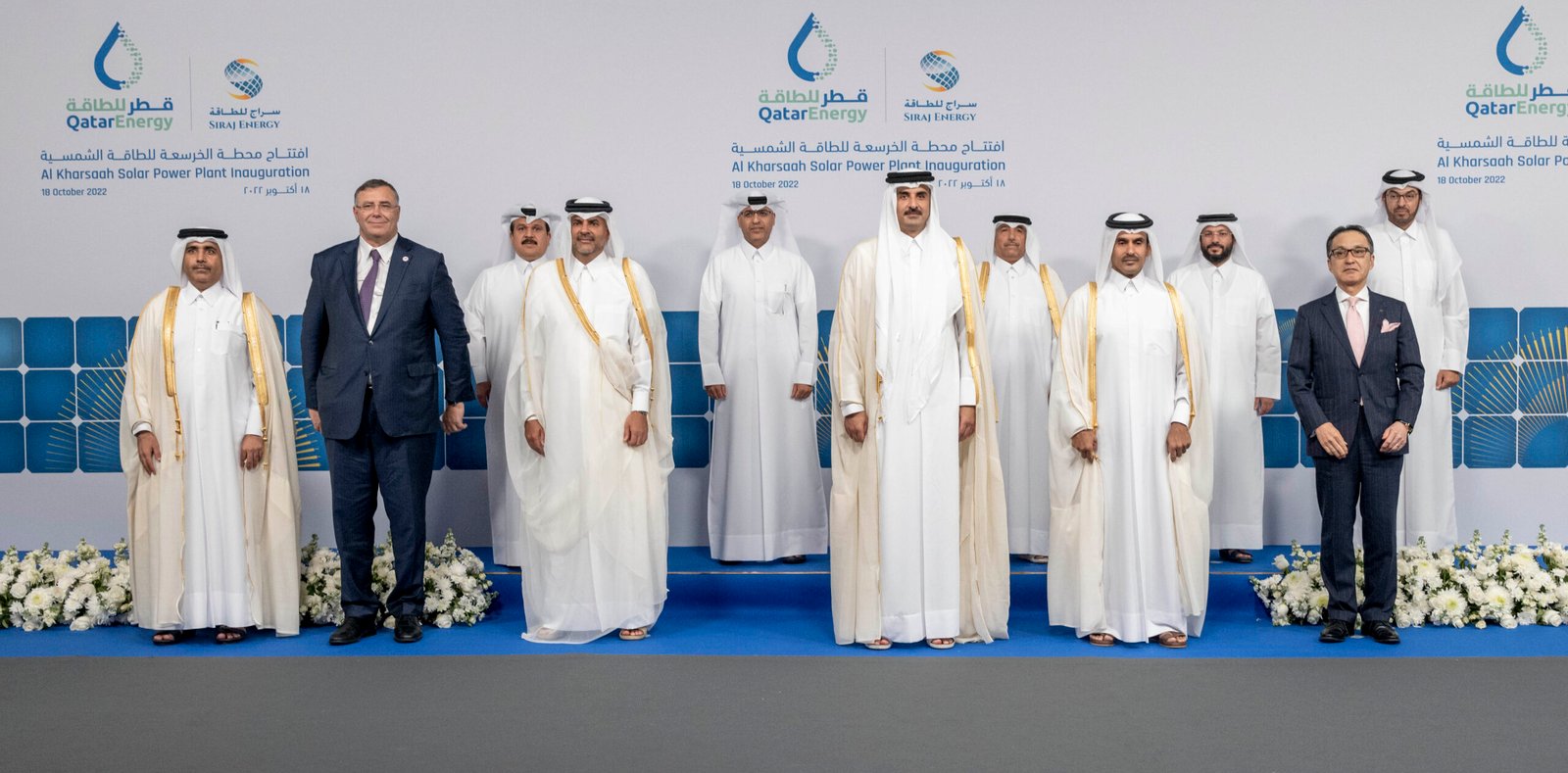 Qatar: Amir Of Qatar Inaugurates Al-Kharsaah Solar Power Plant