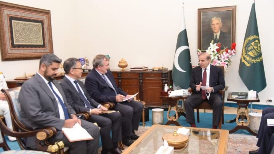 Prime Minister Shahbaz Sharif meets Mark Bristow. CEO Barrick Riko Diq Mining Company 27 March 2023