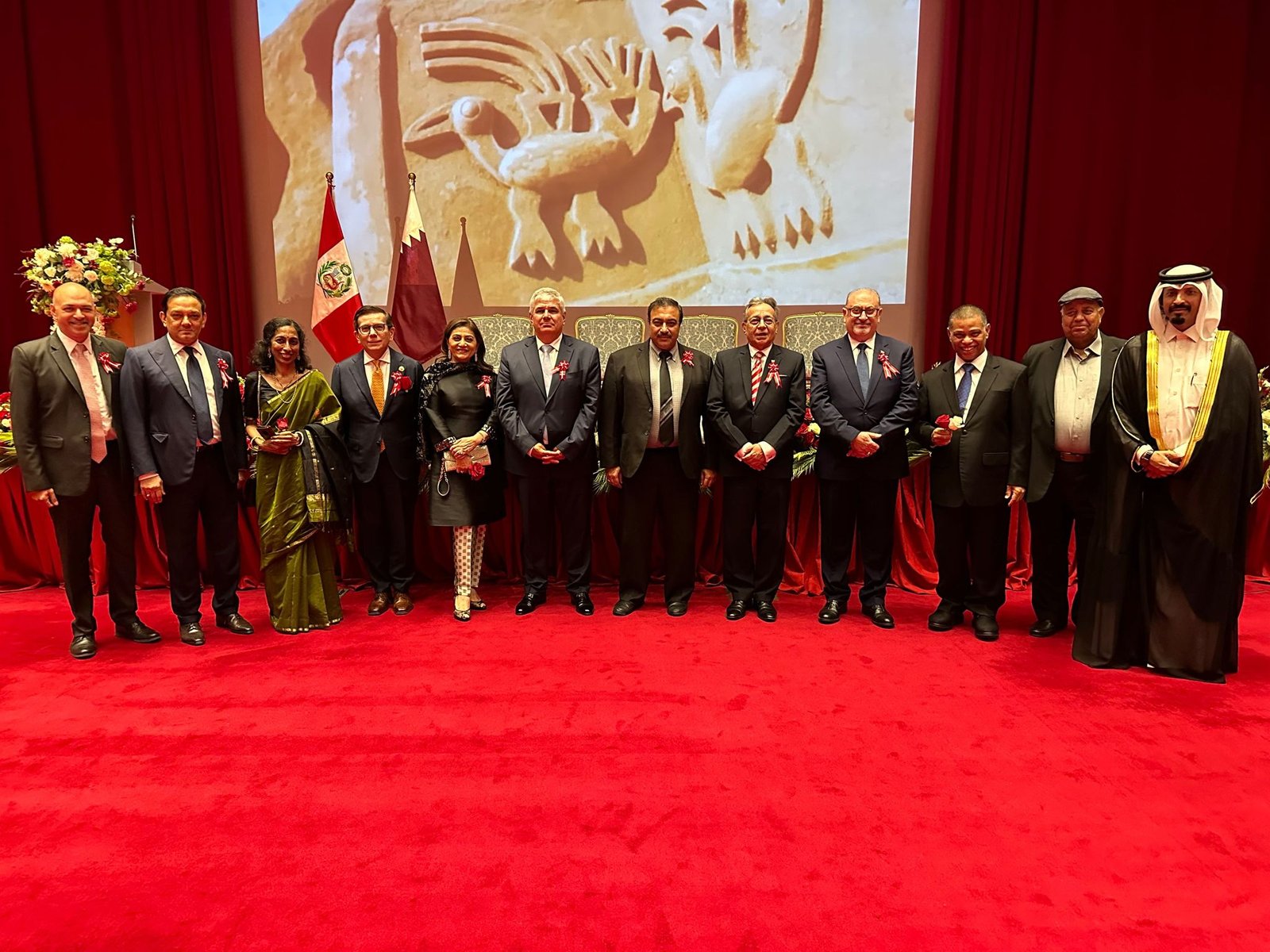 Qatar : Peru Embassy Celebrates 202nd Independence Day