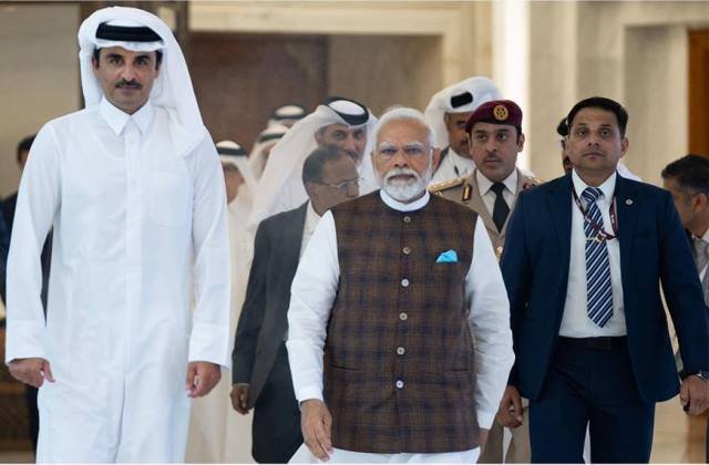 Leaders of Qatar and India Discussed To  Boost Bilateral Relations