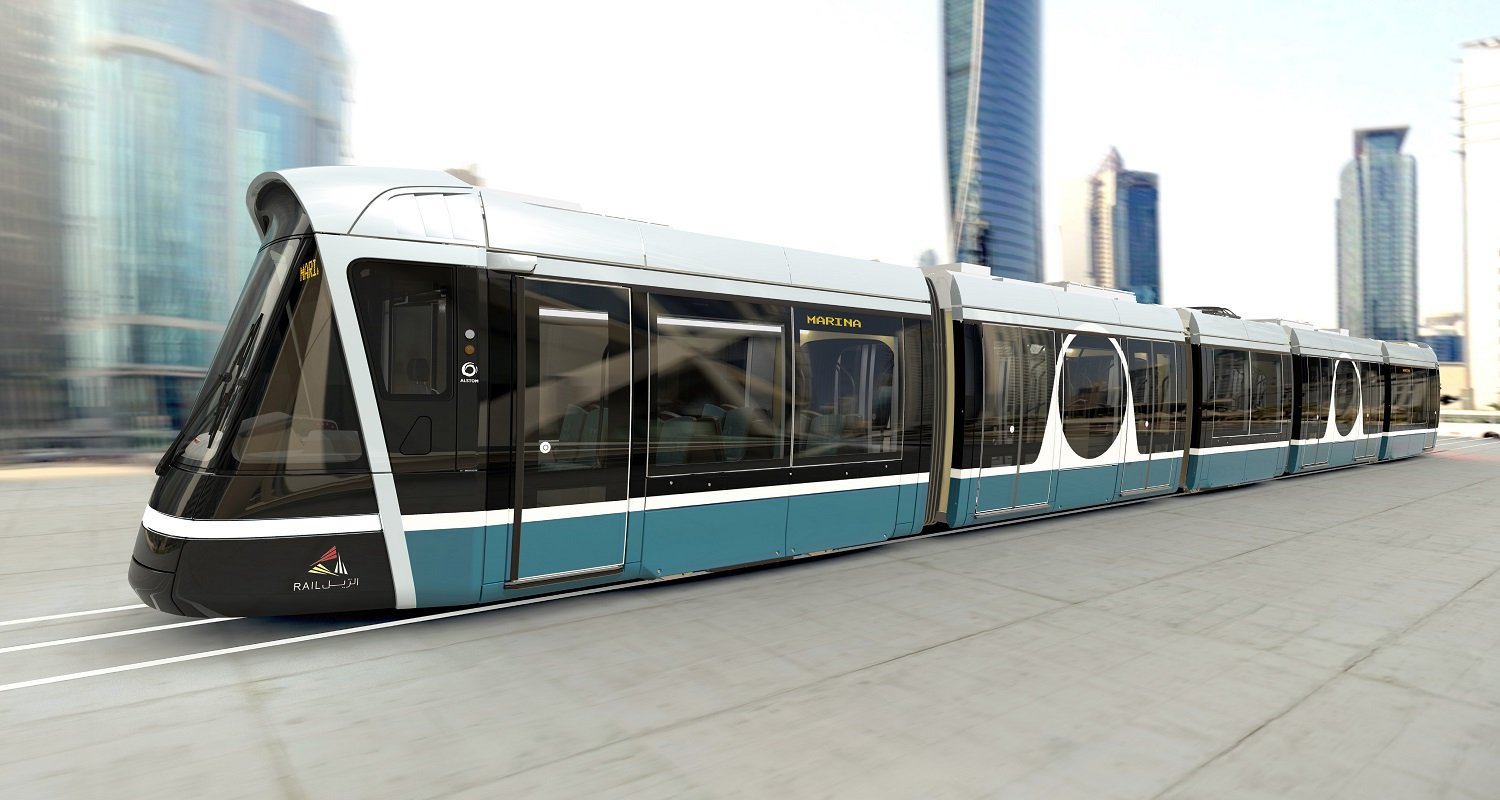Orange and Pink Lines of Lusail Tram Are Open to Public
