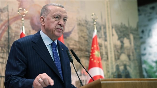 Turkish President Erdogan speaks to business community 04 May 2024