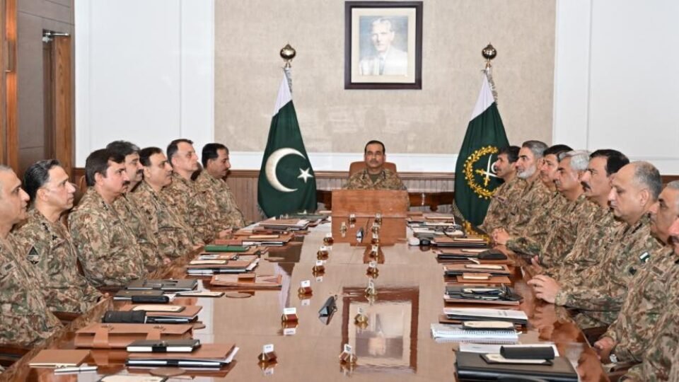 Gen Syed Asim Munir, COAS presided over 265th Corps Commanders’ Conference 05 July 2024
